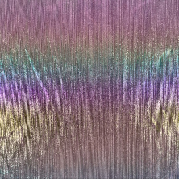 NWT RETROFETE Soleil Dress Lilac Aurora Pastel Rainbow Formal Prom Metallic Y2K - Picture 13 of 16